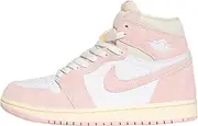 [Nike] Air Jordan 1 Mid, Men's Gymnastics Shoes, Atmosphere White Muslin Sail, 8 AU
