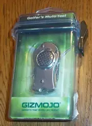 GIZMOJO Golfer’s Multi-Tool w/Splash Proof Case -NEW IN BOX