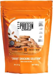Justine's Keto Mini Peanut Butter Choc Chip Protein Cookies, Low-Carb Snack-500G