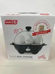 DASH Rapid Egg Cooker 6 Egg Capacity Electric Egg Cooker- New In Box