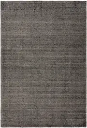 Allure Black Cotton Rayon In Black Rug
