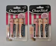 2 Packs = 6 ChapStick Ice Cream Collect Strawberry Gelato Vanilla Orange Sherbet