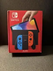 Nintendo Switch – OLED Model w/ Neon Red & Neon Blue Joy-Con BRAND NEW