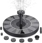 AISITIN Solar Fountain for Outdoors, Solar Fountain for Outdoors, Solar Pond Pump with 6 Fountain Styles, Solar Floating Fountain Pump for Garden, Pond, Bird Bath, DIY Water Feature