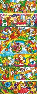 Heat Shrink Wrap - Sleeve Decoration Sticker Easter Egg Wraps Pysanka Animals
