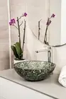 Abalone Shell Bathroom Sink , Round Abalone Shell Vessel , Royal Handwash Bowl