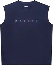 [Battle] Sports Oversized Fly Sleeveless Performance T-Shirt, 4-Way Stretch, Quick-Drying
