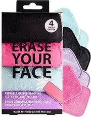 Make-up Removing Cloths 4 Count, Erase Your Face By Danielle Enterprises Enterprises Enterprises