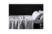 100% Linen White Sheet Set by Vintage Design Homewares