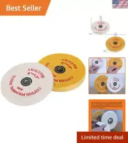 6-Inch Cotton Buffing Wheel Kit for Bench Grinders - Jewelry & Glass Polishing