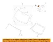 NISSAN OEM 09-10 Cube Windshield Glass-Mirror Inside Base 96327WD200