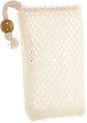 WOONEKY Foaming Pouch Soap Storage for Shower Exfoliating Soap Saver Family-size Soap Drawstring Closure Lightweight (random)