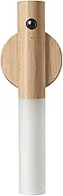 Leapair Induction Night Light Motion Sensor LED Lights USB Rechargeable Room Wall Lamp(White Ash Wood)