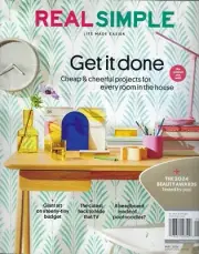Real Simple Magazine May 2024 Get it Done fee shipping