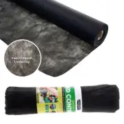Weed Control Fabric Mesh Underlay Multi Season, Black 6m x 1m