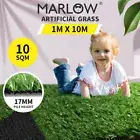 Marlow Artificial Grass Synthetic Turf Fake Plastic Plant 17mm 10SQM Lawn 1x10m