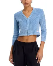 Alexander Wang Bodywear Waffle Cardigan