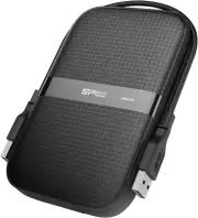 Silicon Power Armor A60 2TB Rugged External Hard Drive, Military-Grade Shockproo