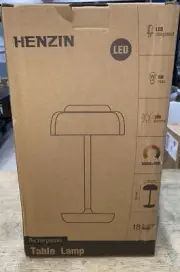 Cordless Touch Control Table Lamp, 3 Level Dimmable, Warm White & RGB colors