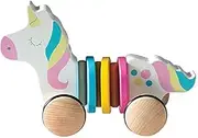 Bubbadoo Wooden Pull Along Unicorn