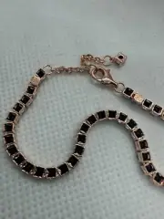"NEW" PANDORA Black Sparkling Tennis Bracelet