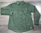 NWT Critical Slide Society Corduroy LS Lazy Boy Shirt Men L Green Button Up Hike