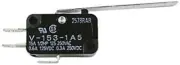 Omron MICROSWITCH 100mA 30VDC 0.2N SPDT-NO/NC Long Hinge Lever, Tab, Gold Alloy