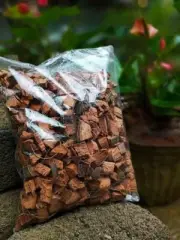 100% Clean coconut husk chips orchids anthurium growing great additive organic