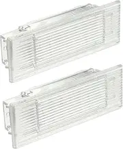 X AUTOHAUX Interior Trunk Light Courtesy Footwell Boot Lamp No.63319242161/63319219492 for BMW 320i 13-18 for BMW 328i 12-16 ABS PC White (Set of 2)