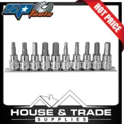 SP Tools Socket Rail Set 10 Piece 1/4" & 3/8"Dr Inhex SAE SP20546
