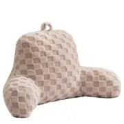 Aimuan Reading Pillow Checkered Bed Rest Wedge Backrest Checkerboard Pillow w...