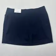 Lady Hagen Women's 16" Perforated Skort Size XXL Dark Blue Golf
