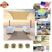 Commercial Grade 16' x 20' Sand Sun Shade Sail - Heavy Duty with 3-