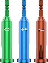 3Pcs Wire Twisting Tool, Carbon Steel Wire Stripper Twister 3 Way/ 5 Way Cable Stripping Tool Automotive Twist Wire Cable Tool for Power Drill Cable Wire