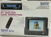 NEW Qwestar TV Radio Receiver with CD Changer Controls Monitor Remote & Mount