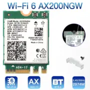 Intel AX200NGW M.2 WiFi 6 Network Card Dual Band 3000Mbps Bluetooth5.2 WiFi Card
