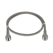 FITOK PTFE-Lined Stainless Steel Braided Hose 3/8 Female NPT 316 SS 48" Long