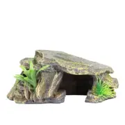 Leopard Gecko Supplies Turtle Sunbed Cave Decoration Aquarium Ornaments Habitat