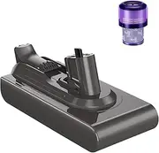 MVMOD V11 SV15 Click-in Battery Replacement for Dyson, 25.2V 3900mAh V11 Replacement Battery for Dyson 970425-01, 970938-01, SV15, Torque Drive, Torque Drive Extra, Absolute Vacuum Cleaner