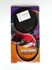 Auphonix 6" Microphone Pop Filter - Gooseneck Clamps - MPF-1 - New and Sealed