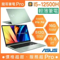 在飛比找蝦皮購物優惠-【龍哥筆電 Pro】S3502ZA-0262E12500H 