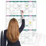 Large Dry Erase Wall Calende Erasable Calendar Board for Home Office & Classroom