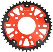 Pexorin 525 44T 110mm Motorcycle Rear Sprocket Gear Staring Wheels VRX400T VRX400 Roadster NC33 VRX 400 VLX600 Shadow VLX 600 Rear Drive Sprocket(Red)