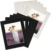 ARTIBETTER 8 Pcs Picture Frame Mats Classic Color Photo Matting for Artwork Gallery Wall Displays Strong Material for Photos Crafts