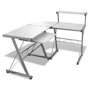 Corner Gaming Computer Desk - White