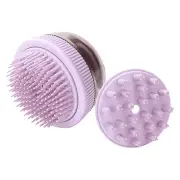 Dog Soap Brush 2 in 1 Dog Bath Brush with Shampoo Dispenser Dog