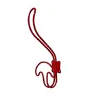 RUSTIC RED VINTAGE STYLE METAL COAT HOOK Rustic Wall Hook Coat Hat Bag Towel