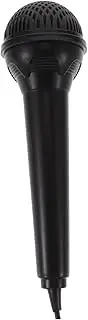 Yardwe Portable Microphone for Boys and Girls Adults Small Vocal Keyboard Microphone 3.5mm Jack Noise Reduction Black