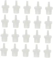 PACKOVE 50Pcs Lash Glue Bottle Plugs Nozzle Caps for Glue Bottles for DIY Eyelash Extensions Easy for Home Professional Use