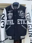 TOP GUN ATHLETIC DIVISION VARSITY JACKET - BLK/WHI - XS - Brand New With Tags